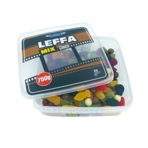 Leffamix Choco kommisegu 750 g šokolaadi ja puuviljakommide segu